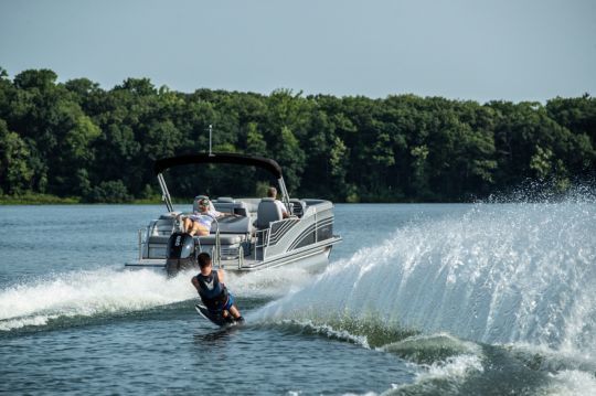 The pontoon is really multipurpose