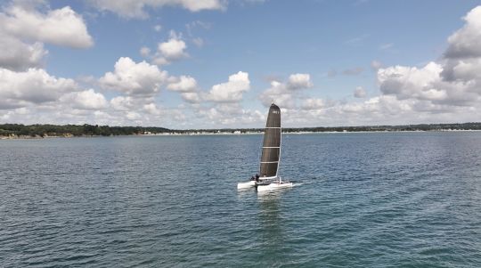 A boat created for the Xquisite sailing school