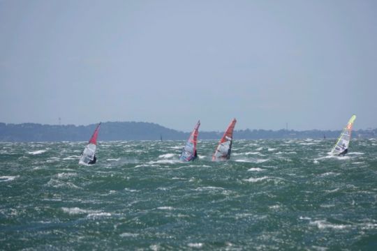 Tess en stage avec l'équipe de France au Jaï à Marignane, en avril 2024 © Céline Sermet