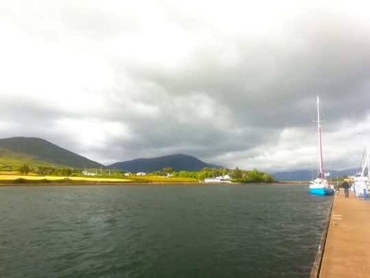 Port de Cahersiveen sur la rivière Fertha