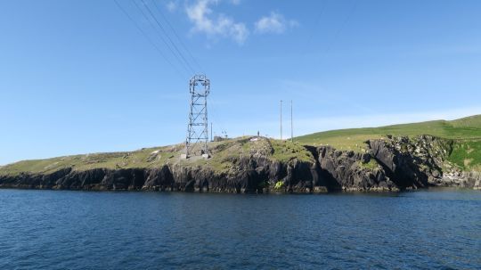 Pylônes du téléphérique de Dursey Sound