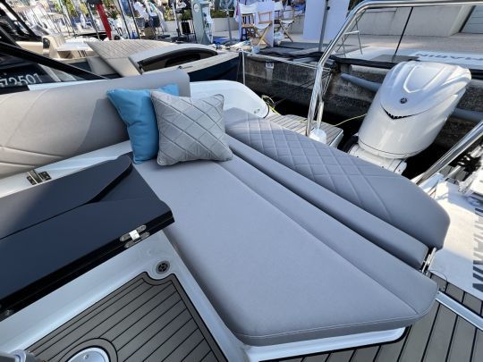 The Yamarin 80 DC features modular aft space