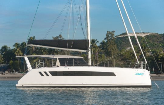 The Seawind 1170's lines are modern and dynamic