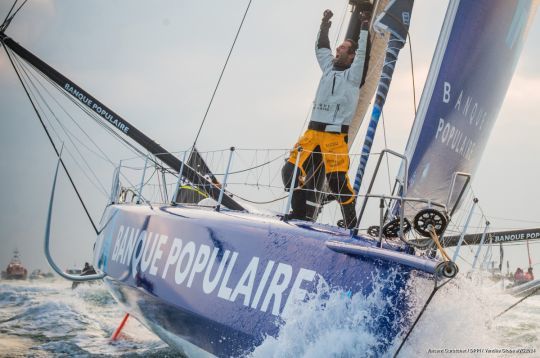 Armel le Cléac'h remporte la 8e édition du Vendée Globe © Vincent Curutchet / DPPI / Vendée Globe