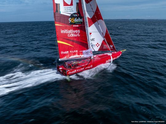 L'IMOCA Initiatives-Coeur de Samantha Davies © Yann Riou / polaRYSE / Initiatives-Coeur