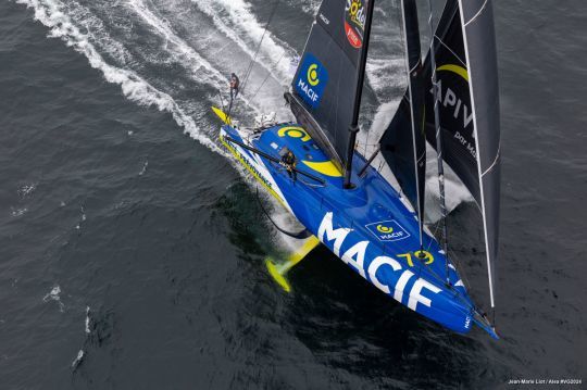 L'IMOCA Macif Santé Prévoyance de Charlie Dalin © Jean-Marie Liot / Alea