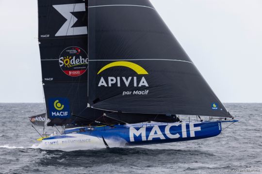 L'IMOCA Macif Santé Prévoyance est équipé par North Sails © Jean-Marie Liot / Alea