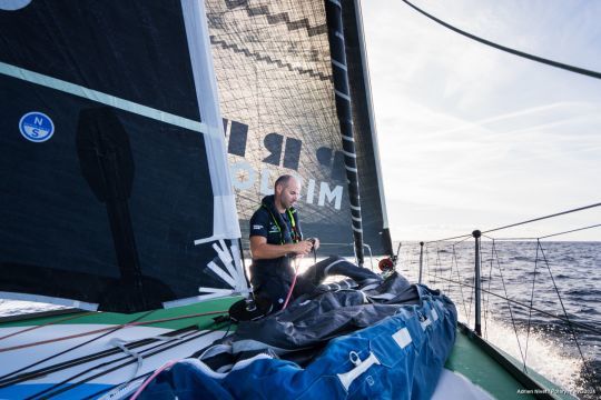 L'IMOCA Holcim PRB arbore des voiles North Sails © 	Adrien Nivet / Polaryse