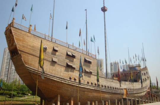 Réplique du bateau-trésor de Zheng He à Nanjing