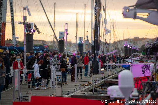 Les pontons du Vendée Globe pour l'édition 2020/2021 © Olivier Blanchet/Alea