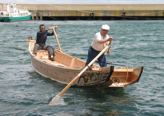 Shimaihagi utilisé pour la pêche côtière de la région de Tohoku