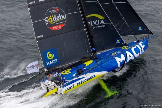 L'IMOCA Macif Santé Prévoyance © Jean-Marie Liot / Alea