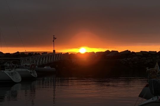 les levers de soleil d'automne à Morgat sont à couper le souffle