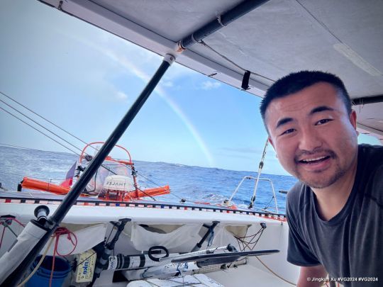 Jingkun Xu profite à fond de sa course © Jingkun Xu #VG2024