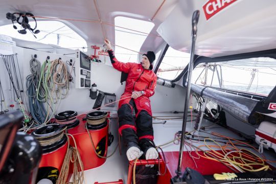 Un cockpit fermé pour plus de protection © Marin Le Roux / Polaryse