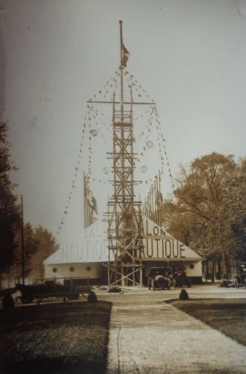 Le tout premier "hall" du salon nautique de Paris en 1926