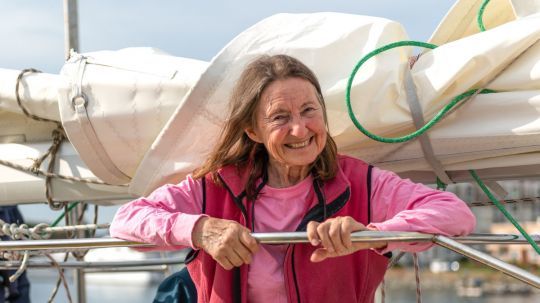 Le sourire de Jeanne l'arrivée de son tour du monde