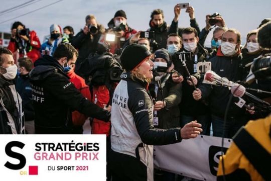 A l'arrivée de son 1er Vendée Globe, Clarisse Cremer a enchaîné les rdv médias