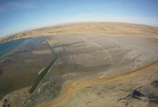 Vue aérienne du canal de Lüderitz © NewAtlas