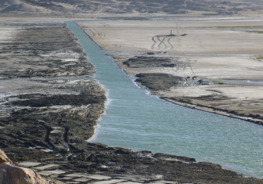 Vue aérienne du canal de Lüderitz © NewAtlas