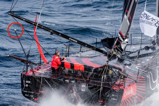 Le capteur (entouré en rouge) à l'arrière de Charal II