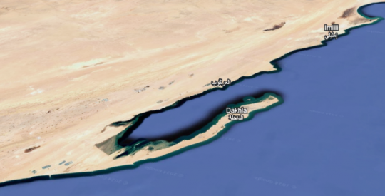 Lagune de Dakhla © GoogleEarth