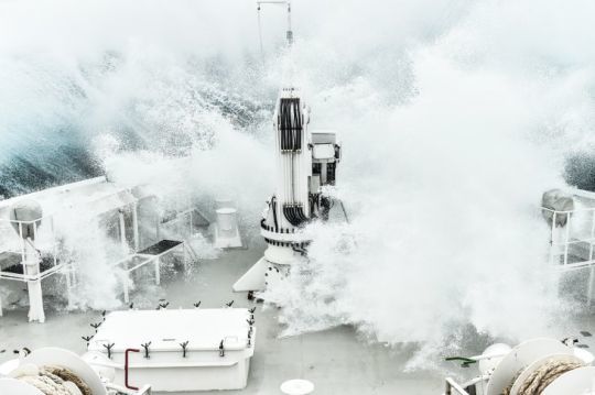 À bord du Lyrial, 4e bateau de la série des sisterships né en 2015 de la compagnie Ponant © Margot Sib