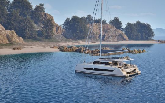 The design of the Leopard 46 incorporates familiar brand elements