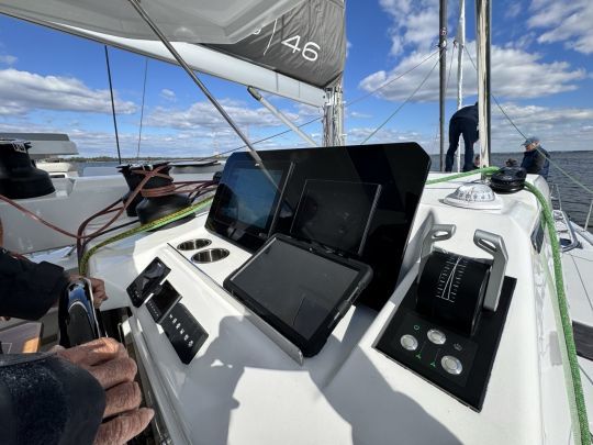 All the lines are coming back to the helm