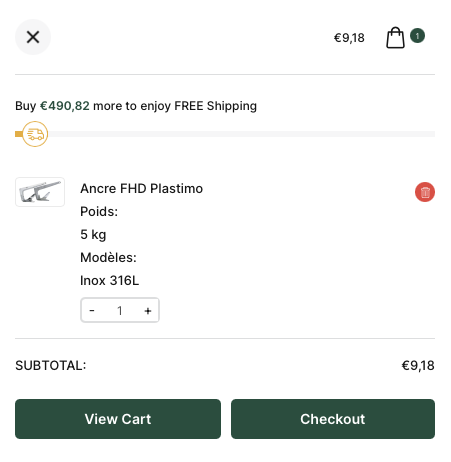 Le site incite m&ecirc;me les acheteurs &agrave; atteindre 500 euros de commande pour b&eacute;n&eacute;ficier de la livraison gratuite