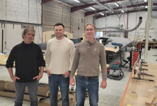 Nicolas Groleau, Peter Gibbons-Neff Jr et Sam Manuard &copy;PNG Ocean Racing