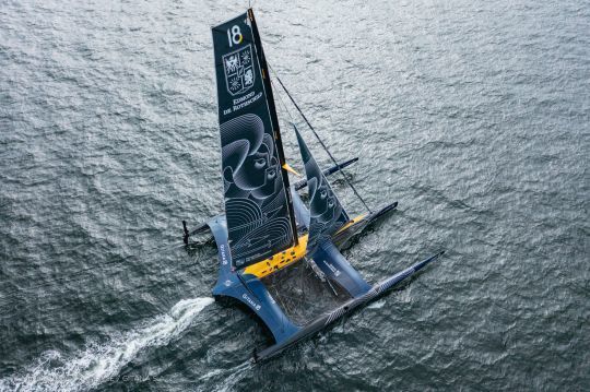 Nav en mode archim&eacute;dien pour d&eacute;buter. Les foils seront test&eacute;s ult&eacute;rieurement &copy;Marin Le Roux - polaRYSE