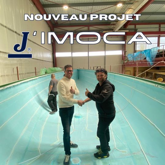 Un "JIMOCA" construit chz J Composites pour Arnaud Boissi&egrave;res