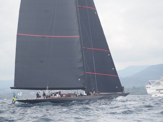 Trois Class J étaient réunis à Saint Tropez ©Maxime Leriche