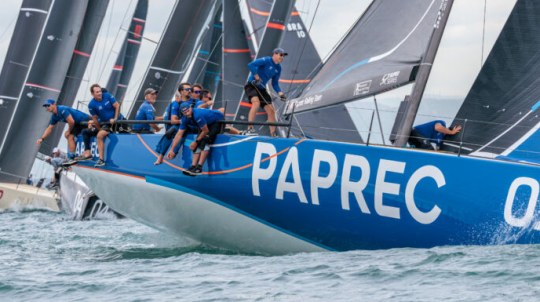 Loick &agrave; bord du TP52 Paprec &copy;Nico Martinez