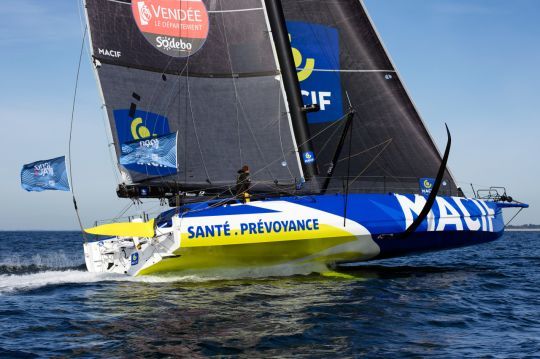 Sam Goodshild a bord de Macif  &copy;macifprevoyance