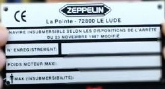 Carte constructeur Zeppelin.