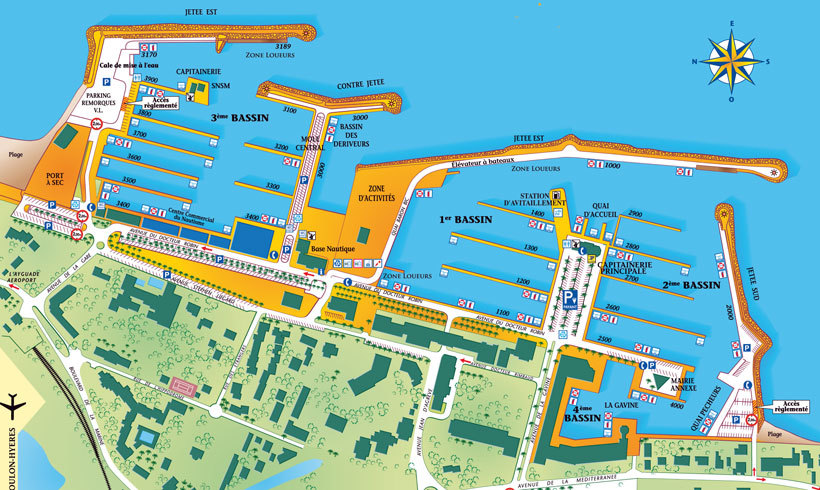 Plan du port