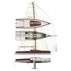 Plan d'aménagement du voilier Plan d'amenagement du voilier