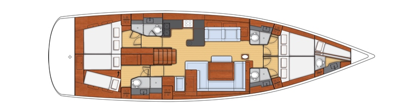Plan d'aménagement du voilier Plan d'amenagement du voilier
