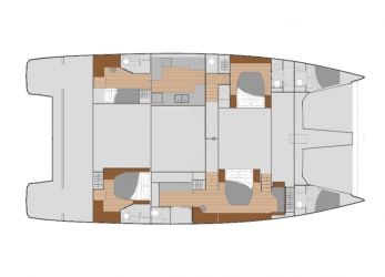 Plan d'aménagement du voilier Plan d'amenagement du bateau
