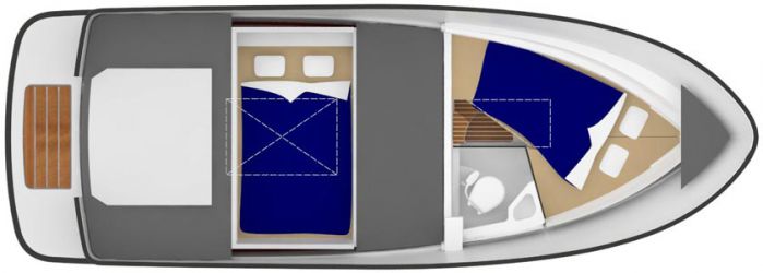 Plan d'aménagement du voilier Plan d'amenagement du bateau