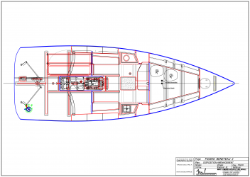 Plan d'aménagement du voilier Plan d'amenagement du voilier
