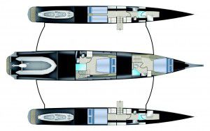 Plan d'aménagement du voilier Plan d'amenagement du bateau