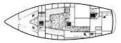 Plan d'aménagement du voilier Plan d'amenagement du voilier