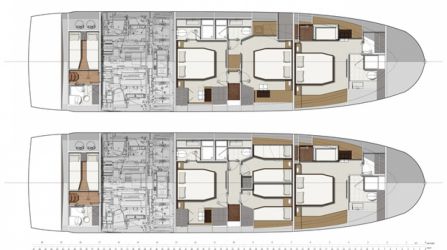 Plan d'aménagement du voilier Plan d'amenagement du bateau