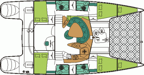 Plan d'aménagement du voilier Plan d'amenagement du voilier