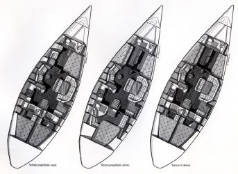 Plan d'aménagement du voilier Plan d'amenagement du voilier