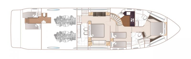 Plan d'aménagement du voilier Plan d'amenagement du bateau