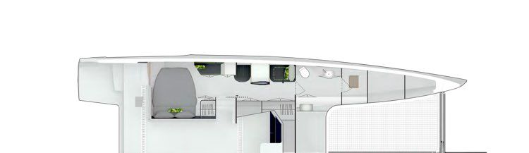 Plan d'aménagement du voilier Plan d'amenagement du bateau
